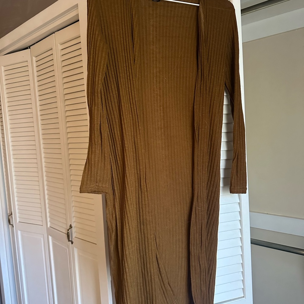 Stylish Brown Women's Cardigan